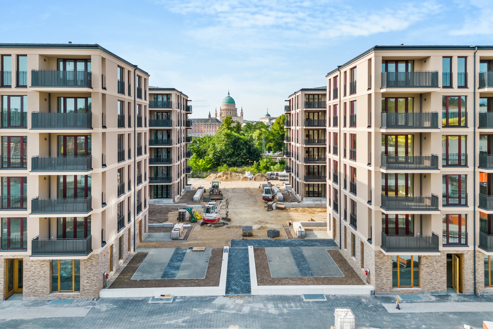 Baubeginn Havel-Quartier Potsdam Block E+F